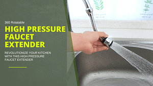 This innovative kitchen accessory is designed to make washing dishes, rinsing fruits and vegetables, and other kitchen tasks easier and more efficient than ever before. Here, we'll take a closer look at the features of the 360 Rotatable High Pressure Faucet Extender and explore how it can benefit you in the kitchen.
