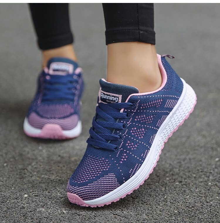 Women Sneakers Shoes Fashion Outdoor Women's Sneakers Breathable Platform Sneakers Trainers Ladies Shoes Flat Mujer Shoes Woman