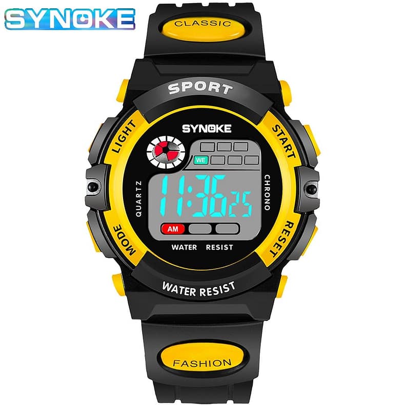 Children's Student Electronic Watch Sports Waterproof Boys Girls Students Hot Electronic Watch in Stock Factory Direct Sales