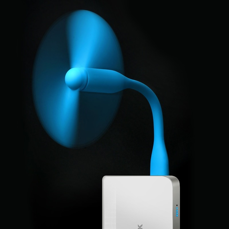 Rocketek Creative USB Fan Flexible Portable Mini Fan For Power Bank & Notebook & Computer Summer Gadgets
