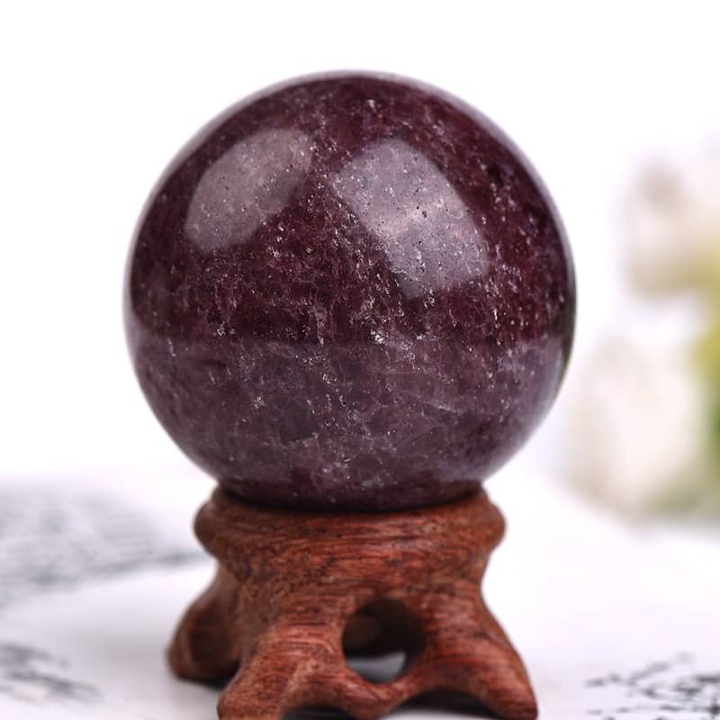 1PC Natural Dream Amethyst Ball Polished Globe Massaging Ball Reiki Healing Stone Home Decoration Exquisite Gifts Souvenirs Gift