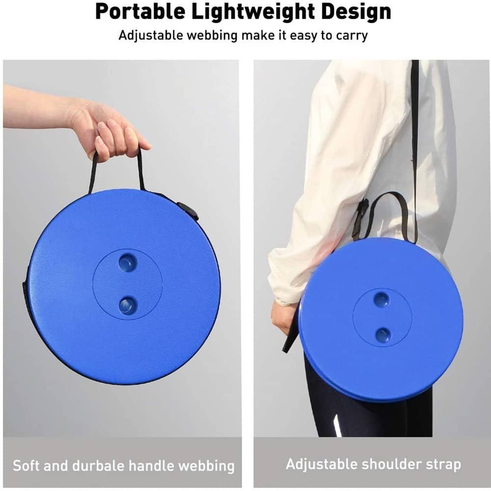 Retractable Stool Portable Camping Foldable Chair Telescopic Folding Stools Seat, for Outdoor Beach Chairs Camping Fishing Stool