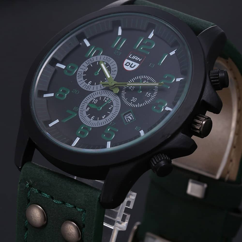 Men's Quartz Watch Fashion Simple Business Belt Quartz Watch Men's Watch Student Wristwatch