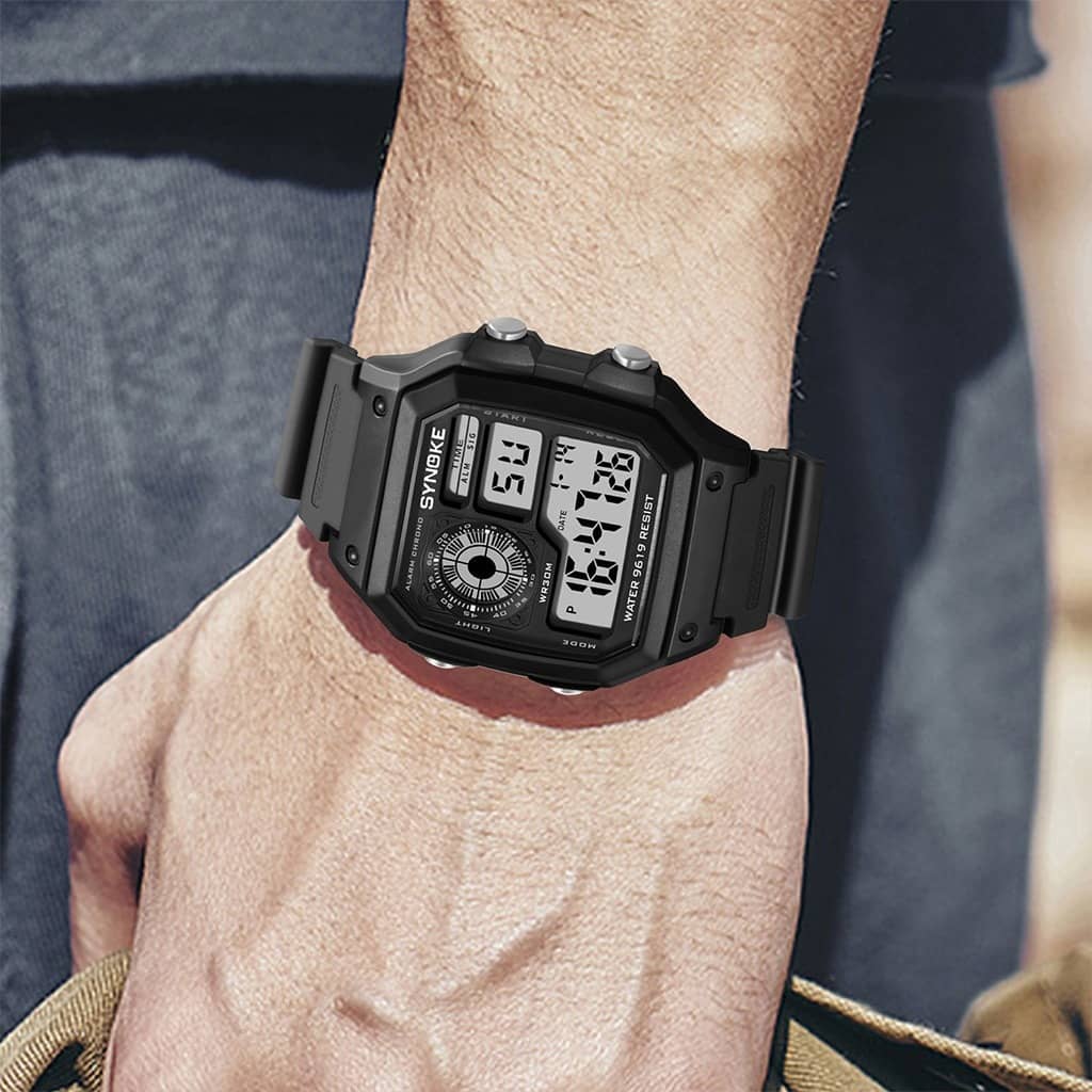 New Military Digital Watches Men Sports Luminous Chronograph Waterproof Male Electronic Wrist Watches Relogio Masculino
