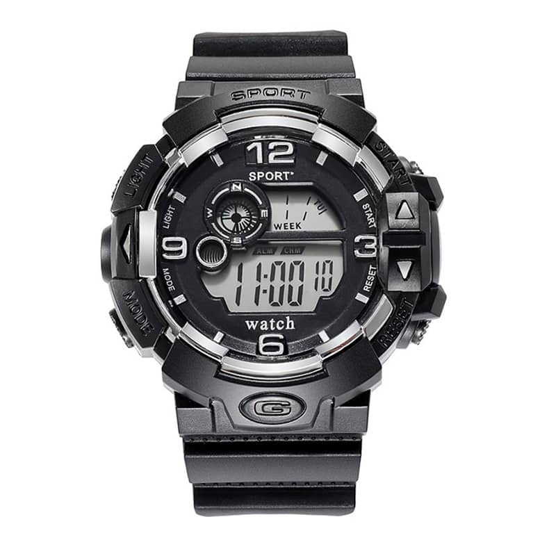 Cool Luminous Men Sport Watch High-end Silicone Strap Military Wrist Watch Led Calendar Waterproof Digital Watch reloj de hombre
