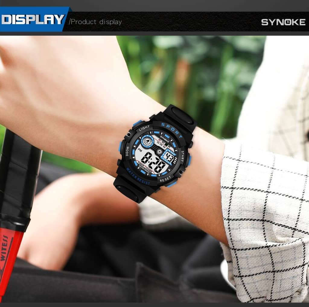Brand Black Digital Watch for Men Women Sports Waterproof Outdoor Chronograph Hand Clock Infantry Shock Student Wristwatch