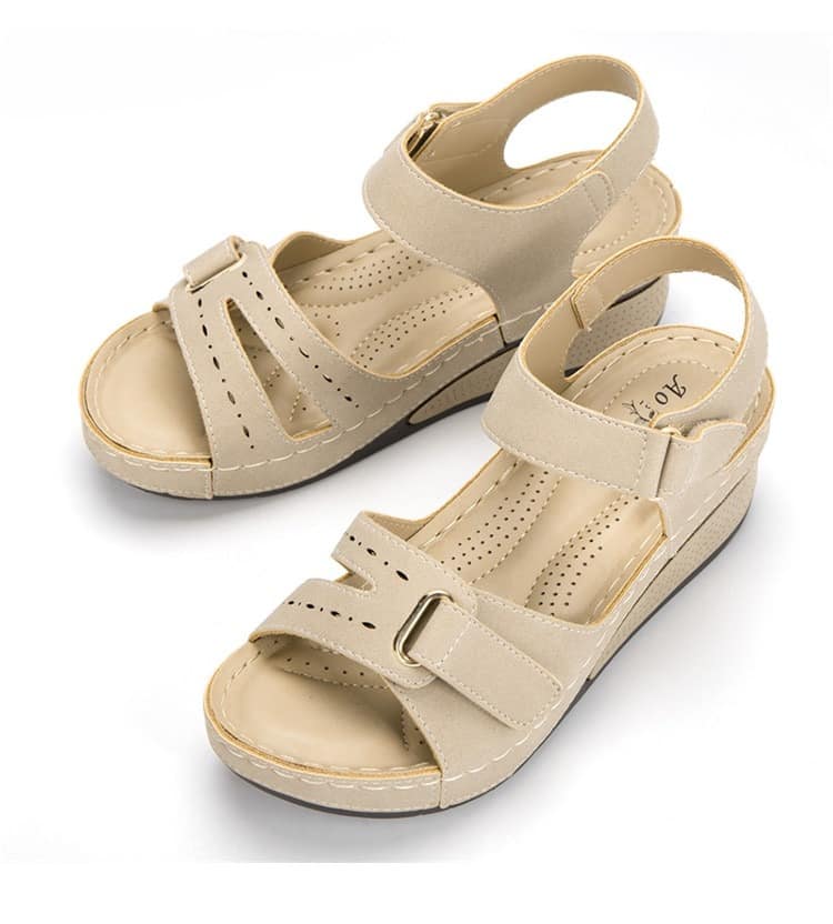 Women Sandals Heels Summer Sandals With Wedge Elegant Heeled Shoes For Women Platform Sandalias Mujer Lightweight Wedges Shoes