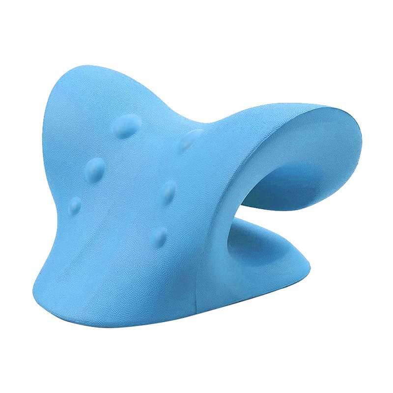 Neck Shoulder Stretcher Relaxer Cervical Chiropractic Traction Pillow Massage Pain Relief Neck Support Traction Corrector Device