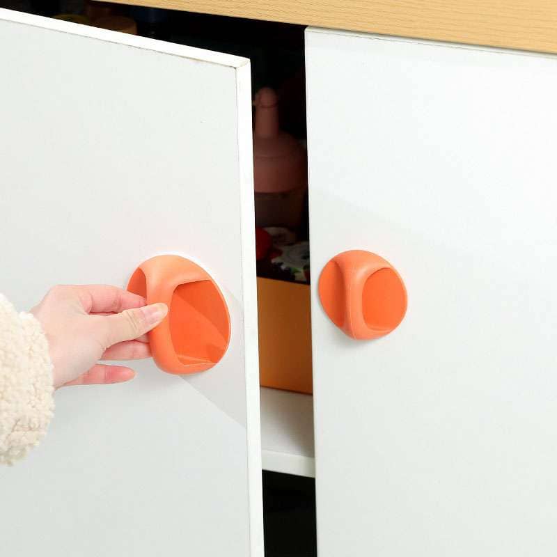 2pcs Door Handle Glass Window Sliding Strong And Seamless Adhesive Auxiliary Handle Household Refrigerator Cabinet Suction Cup