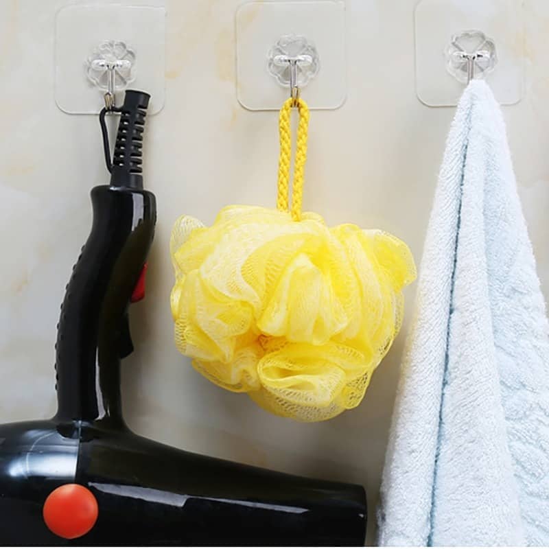 Transparent Hooks for Bathroom Self Adhesive Door Wall Hook Hanger Suction for Kitchen Storage Garlands Towel Hanging Hooks