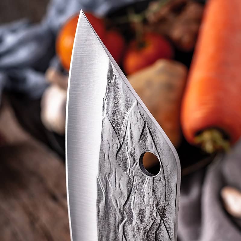 3/4PCS Set Forging Kitchen Boning Knife Full Tang Handle Handmade Steel Boning Knives Chef Slicing Cutter Santoku Cleaver