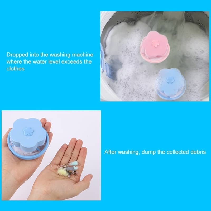 Laundry Ball Hair Remover Wheat Field Filter Cleaning Ball Cleaning Pad Washing Machine Net Filter Mesh Bag Bathroom Accessories
