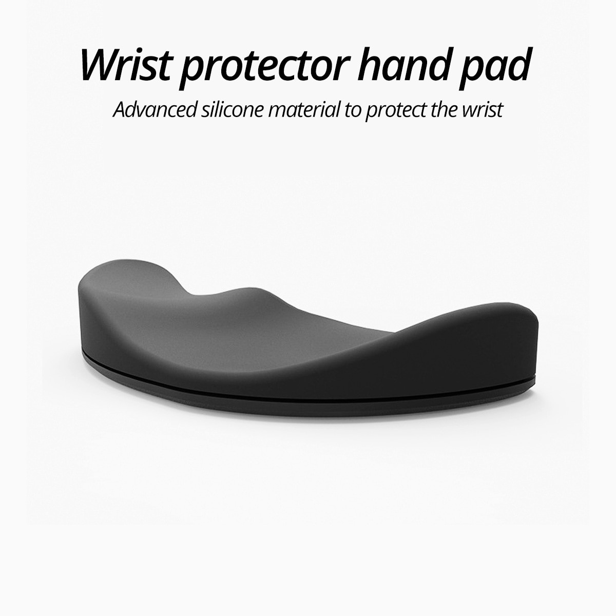 Ergonomic Handguard Mouse Pad G80 Silicon Gel Non-Slip Streamline Wrist Rest Support Mat Computer Mousepad For Office Gaming PC
