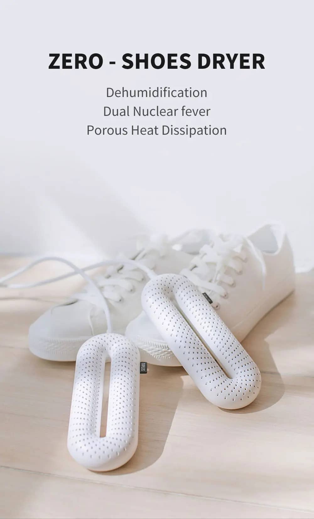 Sothing Zero-One Portable Electric Sterilization Shoe Shoes Dryer Constant Temperature Drying Deodorization