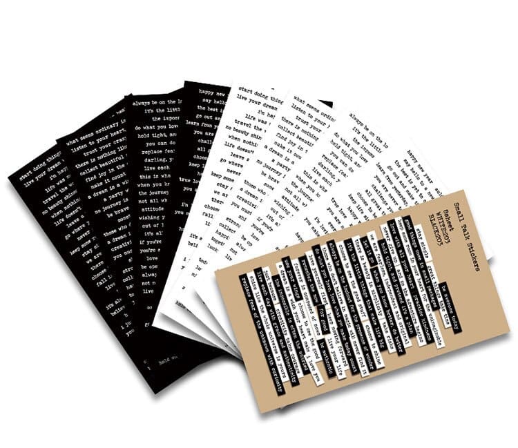 406pcs Phrase Word Stickers for Journaling Art Junk Journal Vintage Quote Stickers DIY Planner Album Scrapbooking Stickers Label