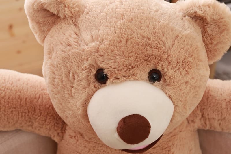 100-260cm America Giant Teddy Bear Plush Toys Soft Teddy Bear Outer Skin Coat Popular Birthday&Valentine's Gifts Girls Kid's Toy