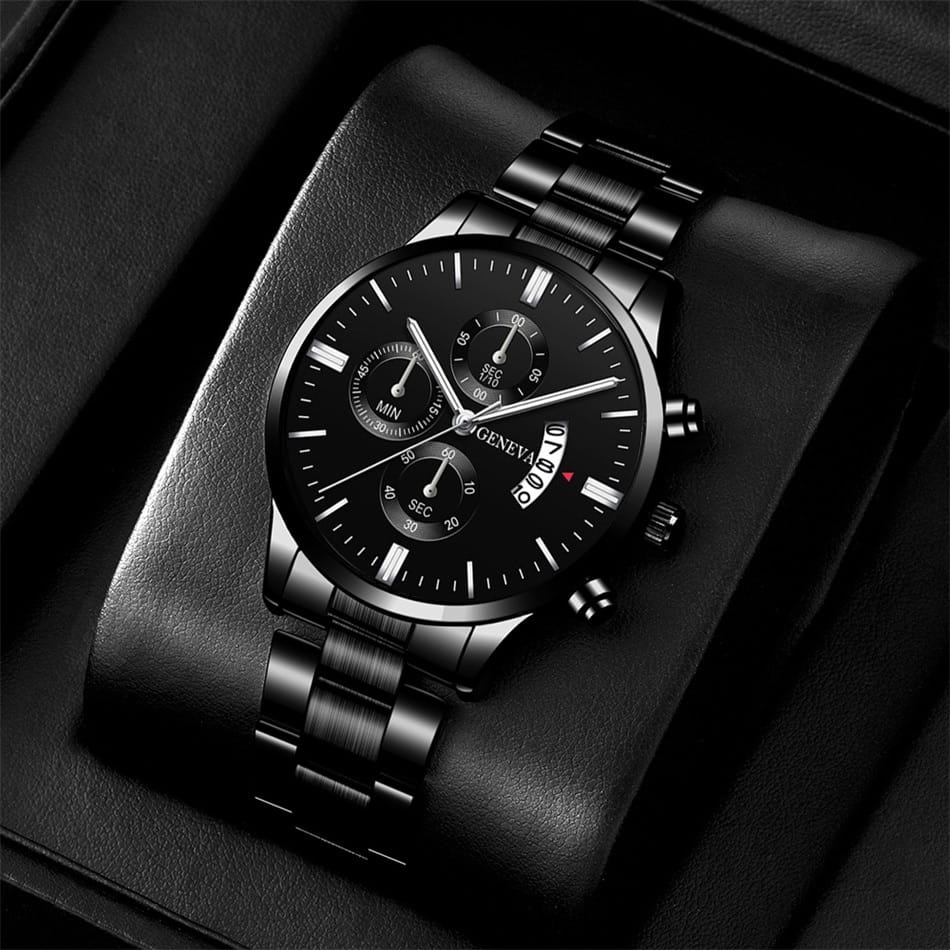 Luxury Fashion Mens Watches Stainless Steel Quartz Wrist Watch Man Business Watch for Men Clock relogio masculino